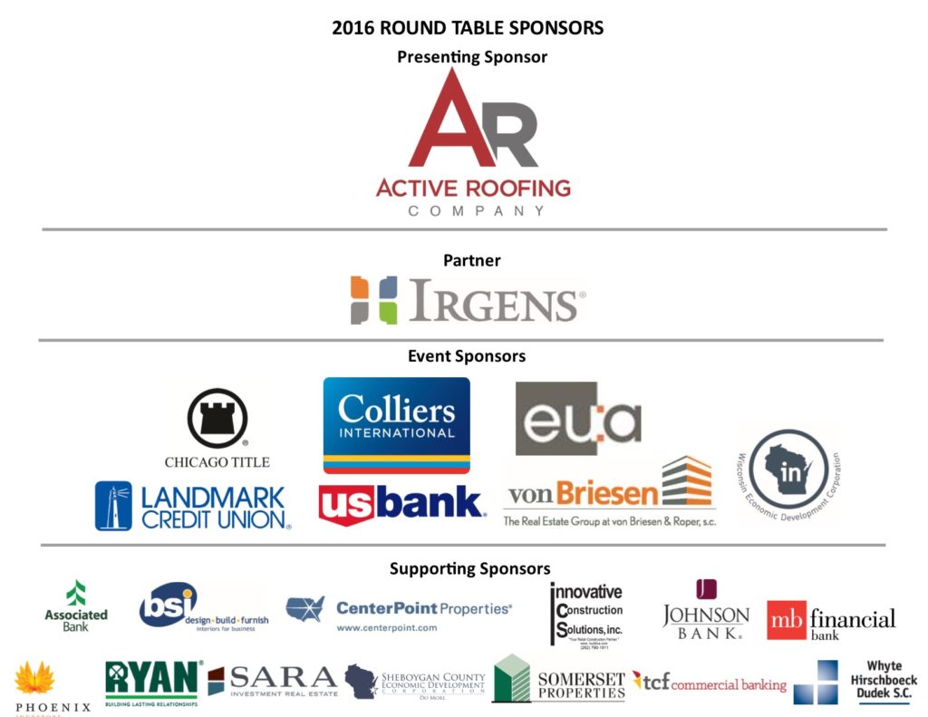 2016 Round Table Sponsor Block
