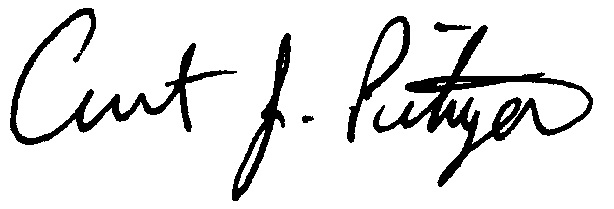 Curt Pitzen Signature